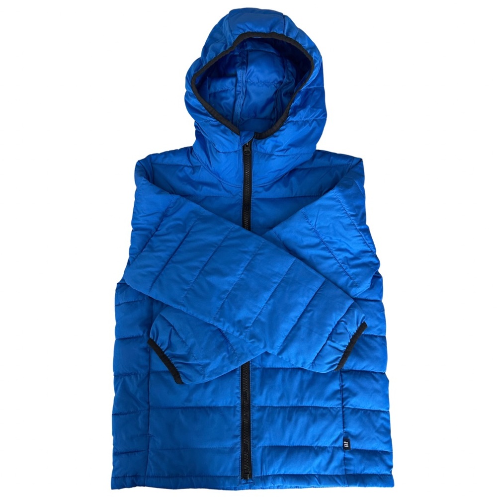 GAP Kids Vibrant Blue Kids Puffer Jacket | Size Small